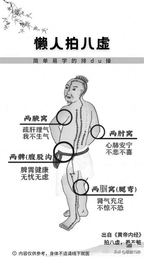 八虛位置|拍八虛、八虛操是什麼？每天拍打身體8處幫助排毒、。